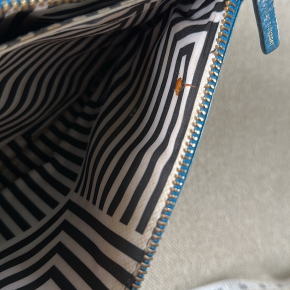 Kate Spade ♠️ Saturday blue crossbody bag. Used. - Picture 5 of 7